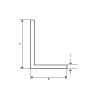 Aluminium L-Profil EN AW-6082