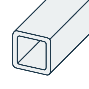 Aluminium Rör Fyrkant EN AW-6060/6063